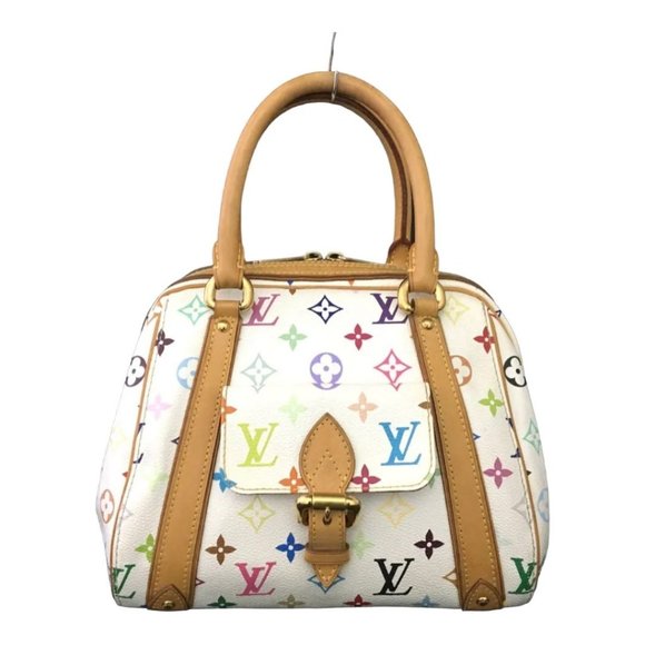 LOUIS VUITTON: Monogram MultiColor Priscilla White Hand Bag - Picture 1 of 11
